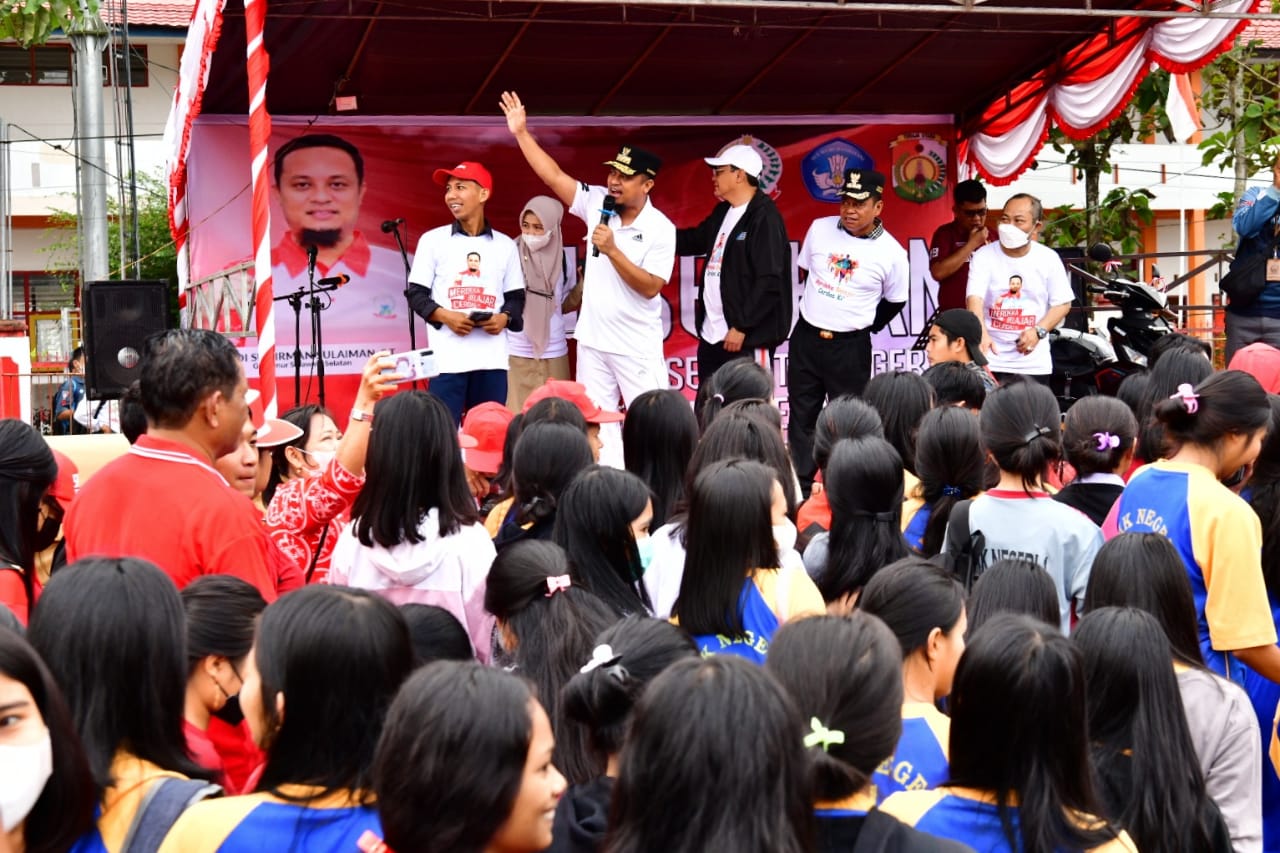 Bupati dan Masyarakat Torut Apresiasi Gerakan Anti Mager Inisiasi Gubernur Andi Sudirman